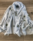 Bumble Bee Viscose Shawl Sarong Scarf